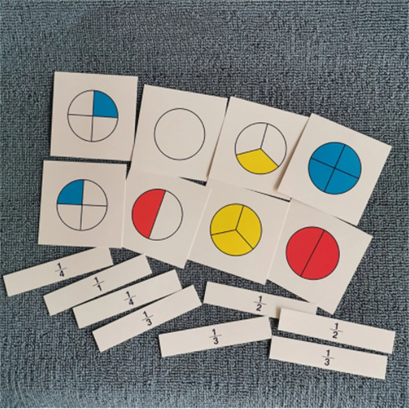 

1 Set Colorful Rainbow Counting Fraction Tiles Math Toys Mathematics Montessori Teaching Kids Learning Educational Toys
