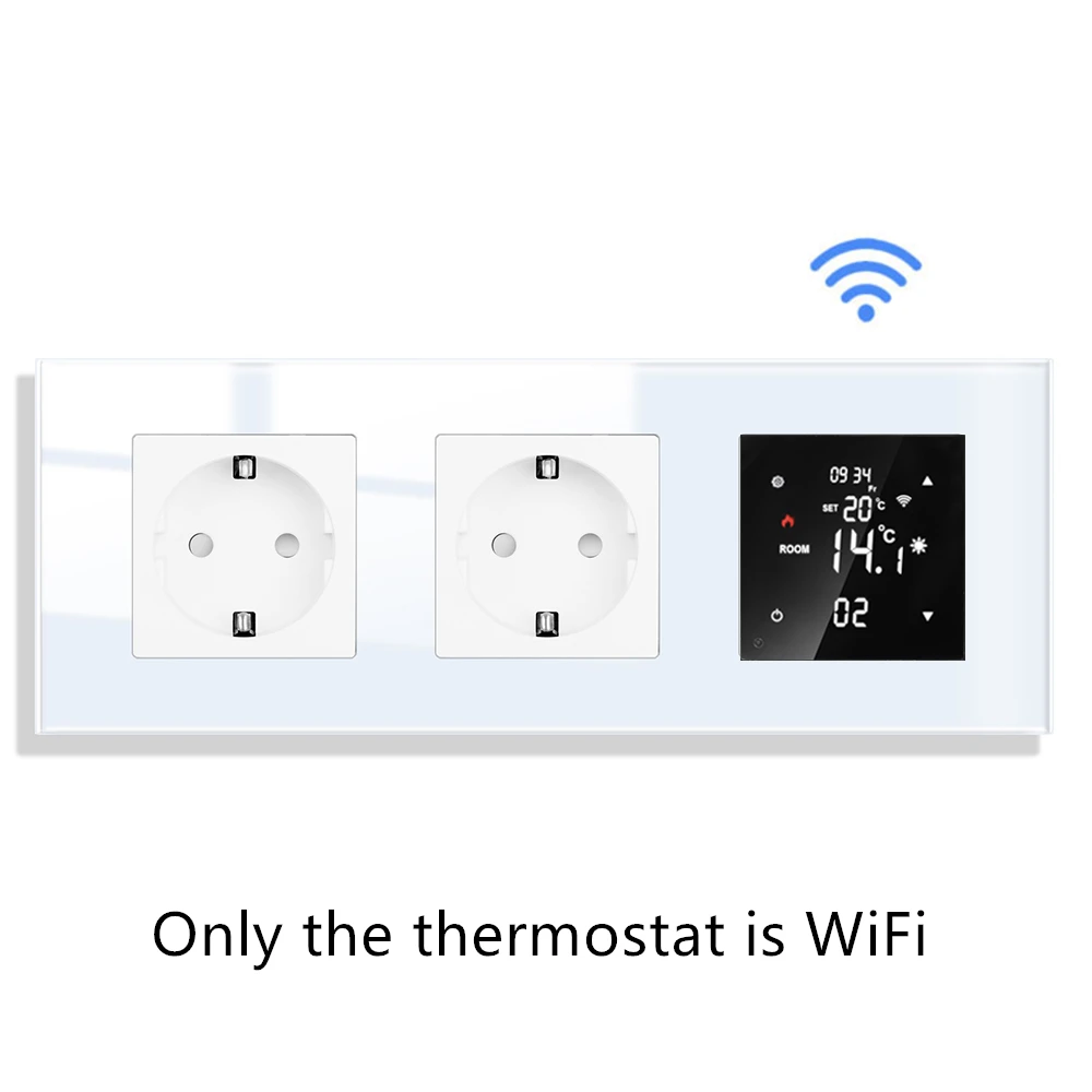 Умный термостат Wi-Fi с сенсорным экраном