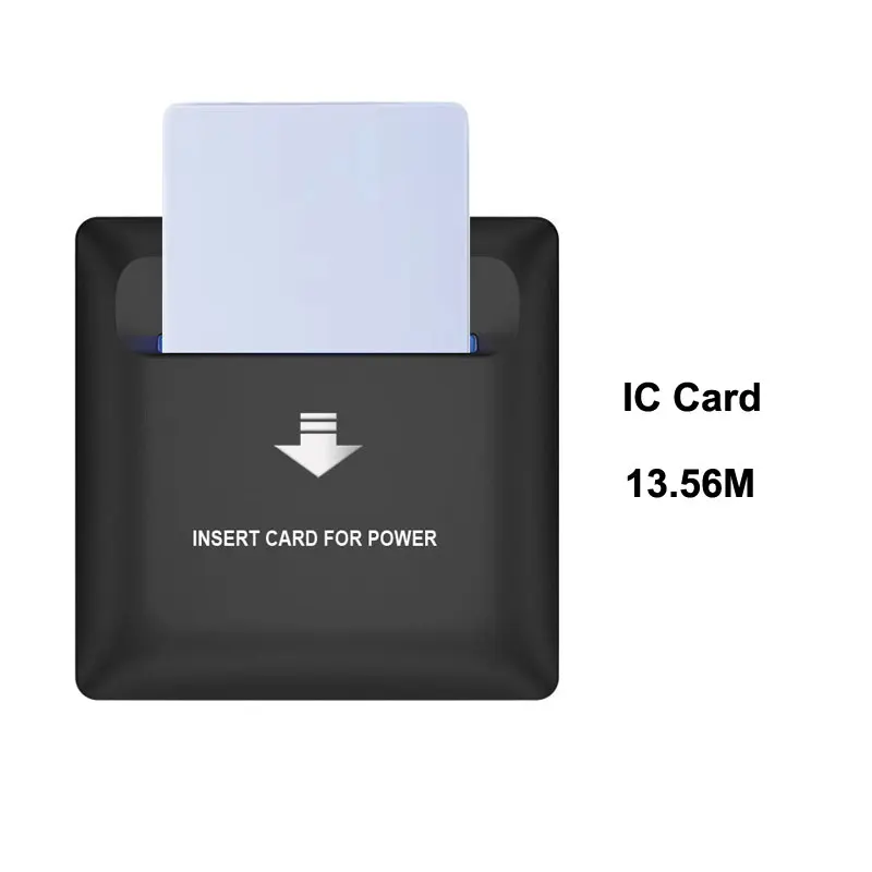 

Энергосберегающий переключатель 13,56 м IC-карта для гостиничного номера, электронный индукционный переключатель, поддержка 110 В, 127 В, 220 В, 40 А, 15 с, задержка времени