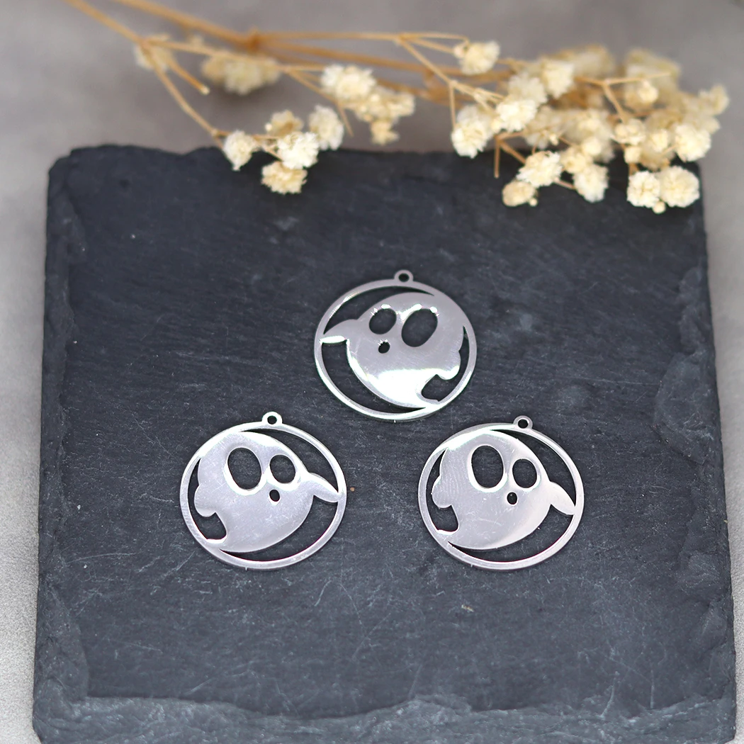 3 шт. Необычные большие и Призрачные Глаза Ssmall подвески из нержавеющей стали 316L
