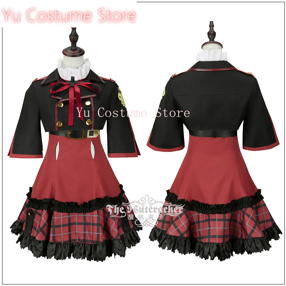 Yu Костюм Синий Архив Асаги Муцуки Женский Косплей Cos Game Аниме Вечеринка Униформа