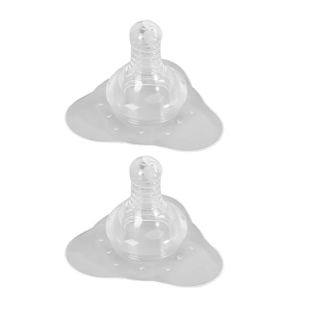 

2 Pcs Shields Silicone Breastfeeding Protector Lactation Protection Protective Cover Silica Gel