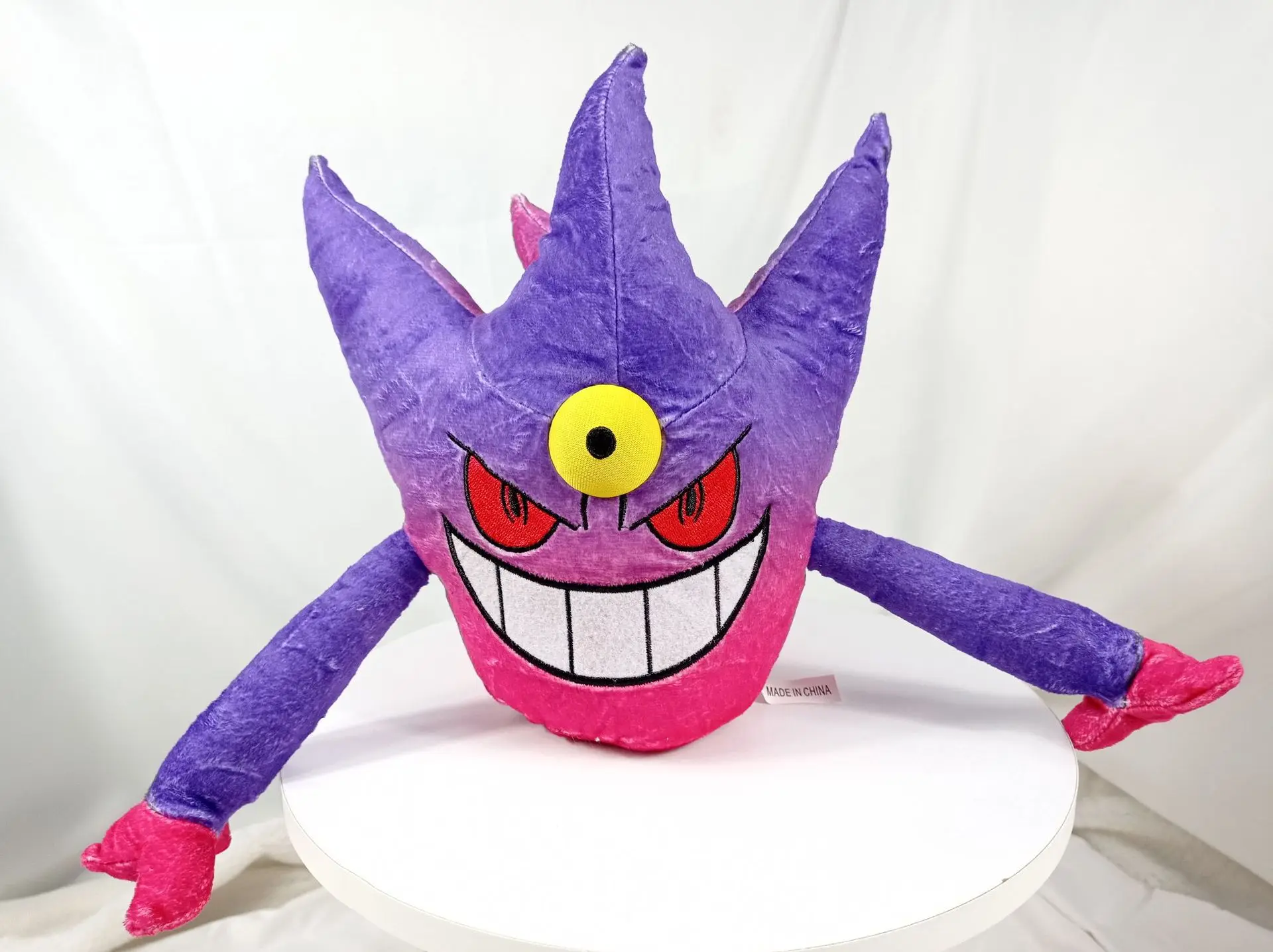 

19-30cm Anime Plushie Pokémon Pikachu Large Gengar Mega Form Haunter Plush Doll Children's Birthday Christmas Gift