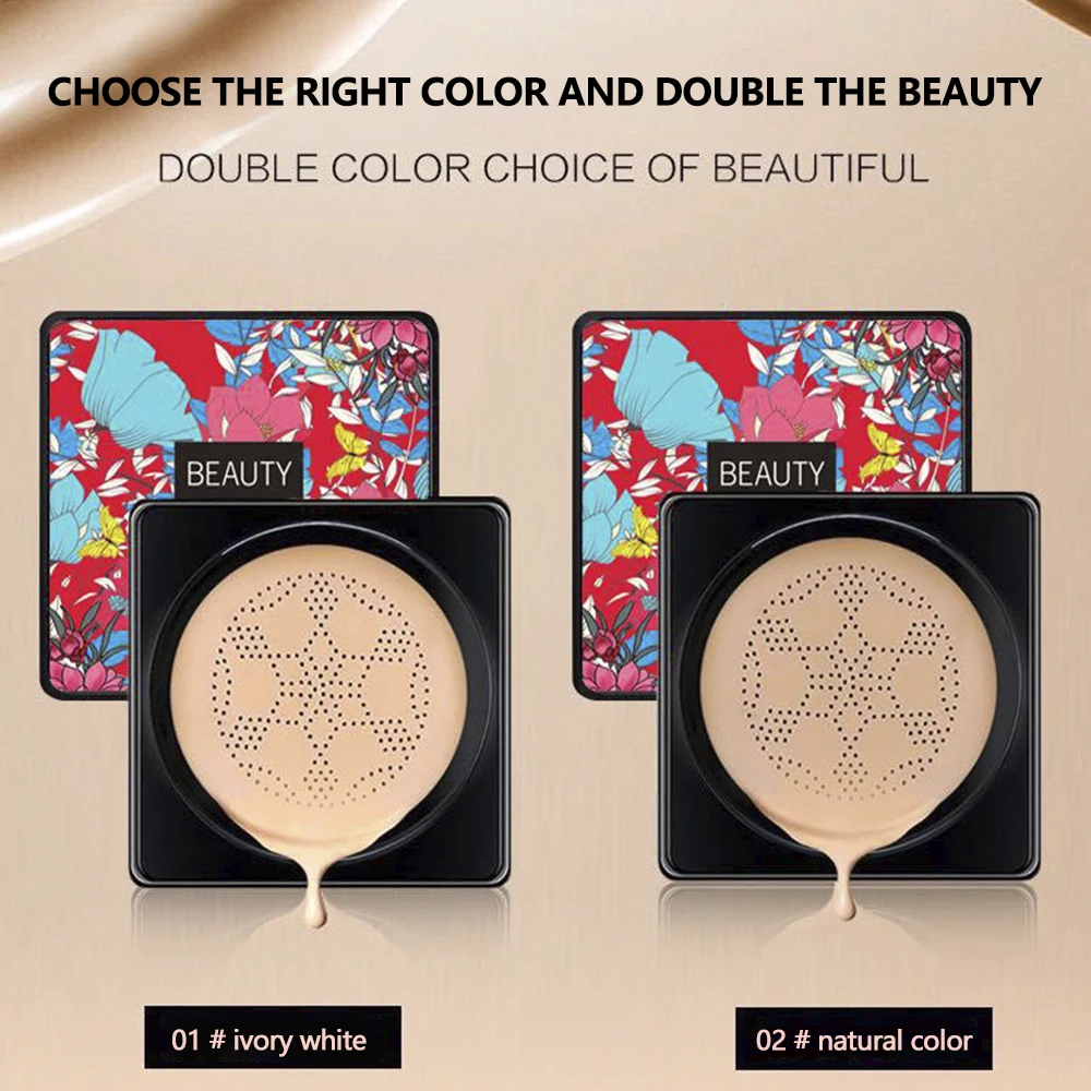 

Harupink Mushroom Head Air Cushion BB Cream Foundation Lasting Long Concealer Moisturizing Sweatproofdropshipping 2023