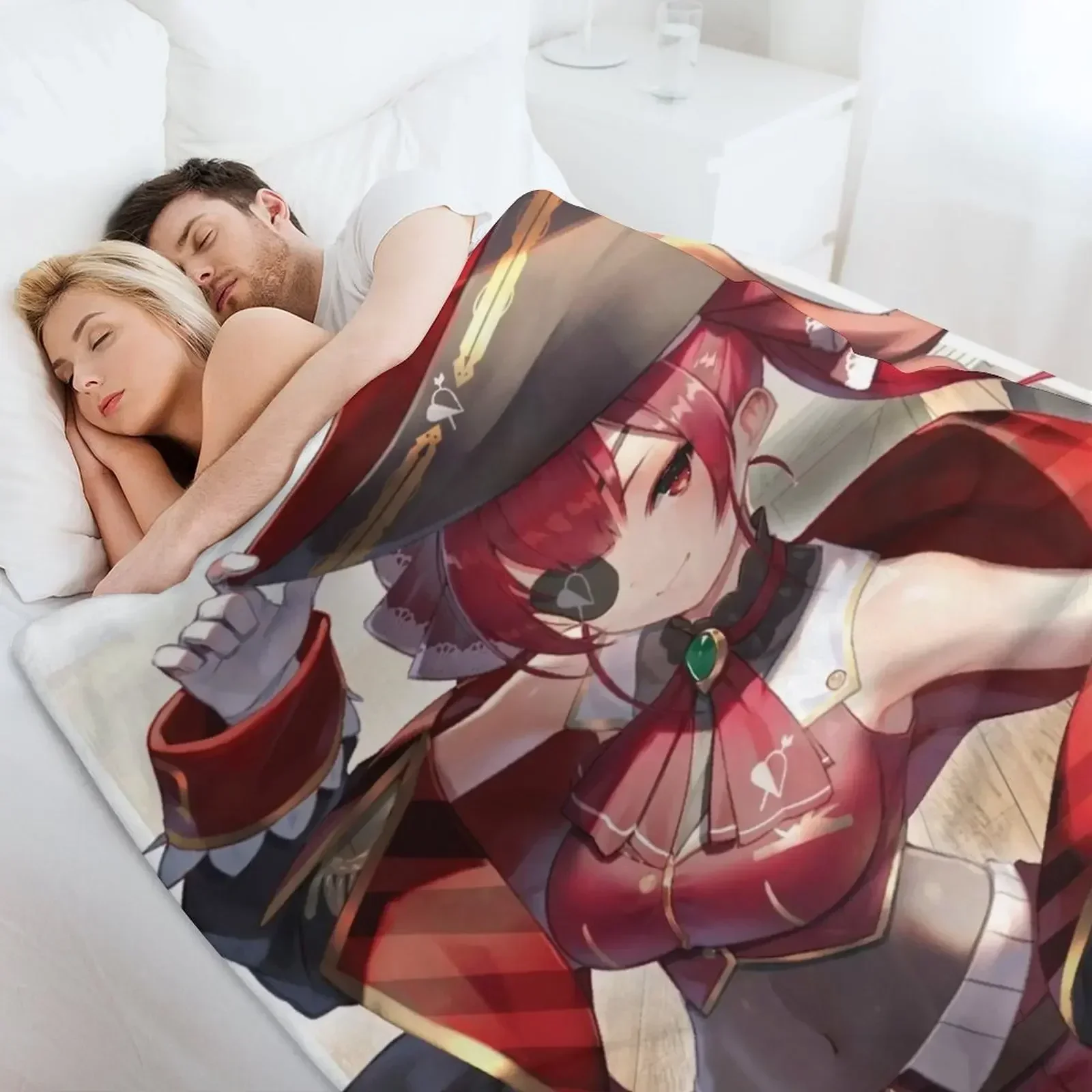 Одеяло Houshou Marine модное индивидуальное подарочное одеяло на Хэллоуин для зимы