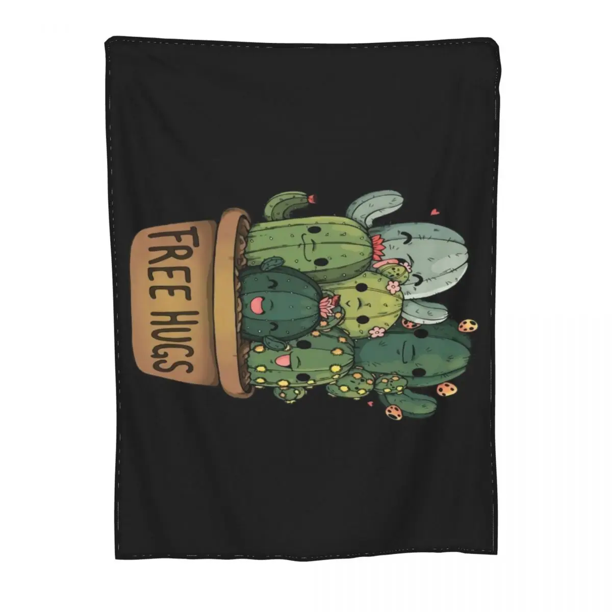 Одеяло Maglietta с кактусами и бесплатными обниманиями новинка 10072 для мужчин женщин