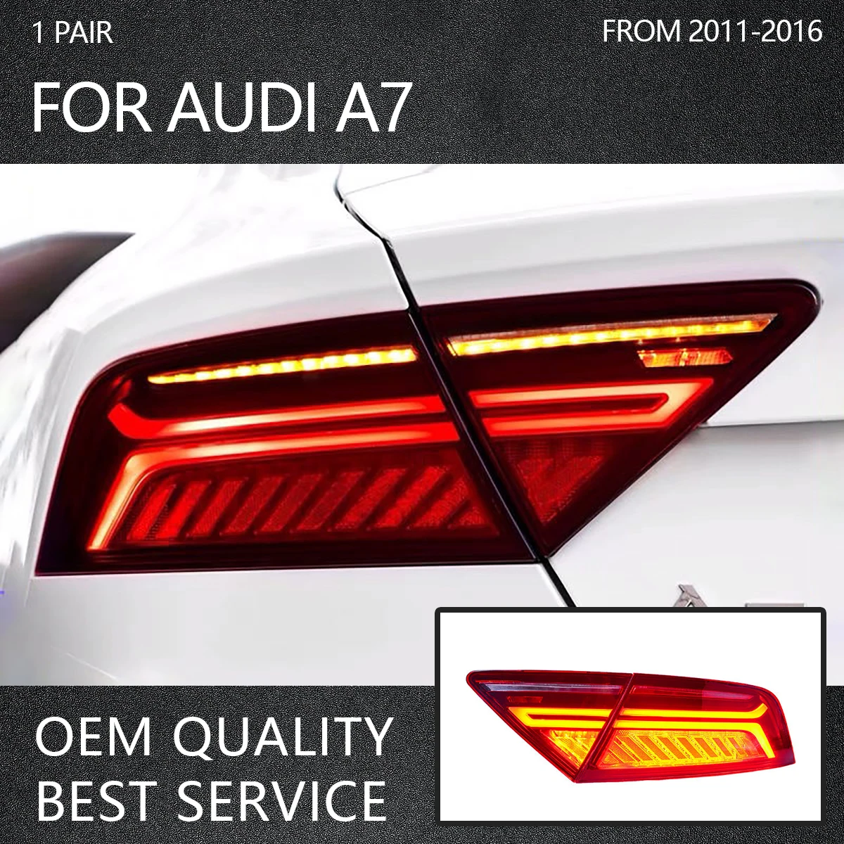 

Задний фонарь для AUDI A7 2011-2016