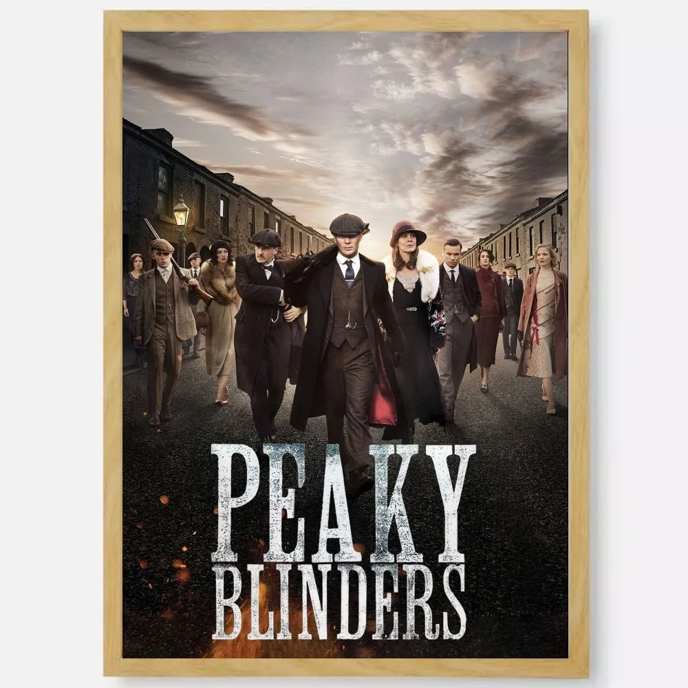 P-Peaky B- Blinders ТВ-плакат HD арт липкая стена водонепроницаемый дом гостиная спальня
