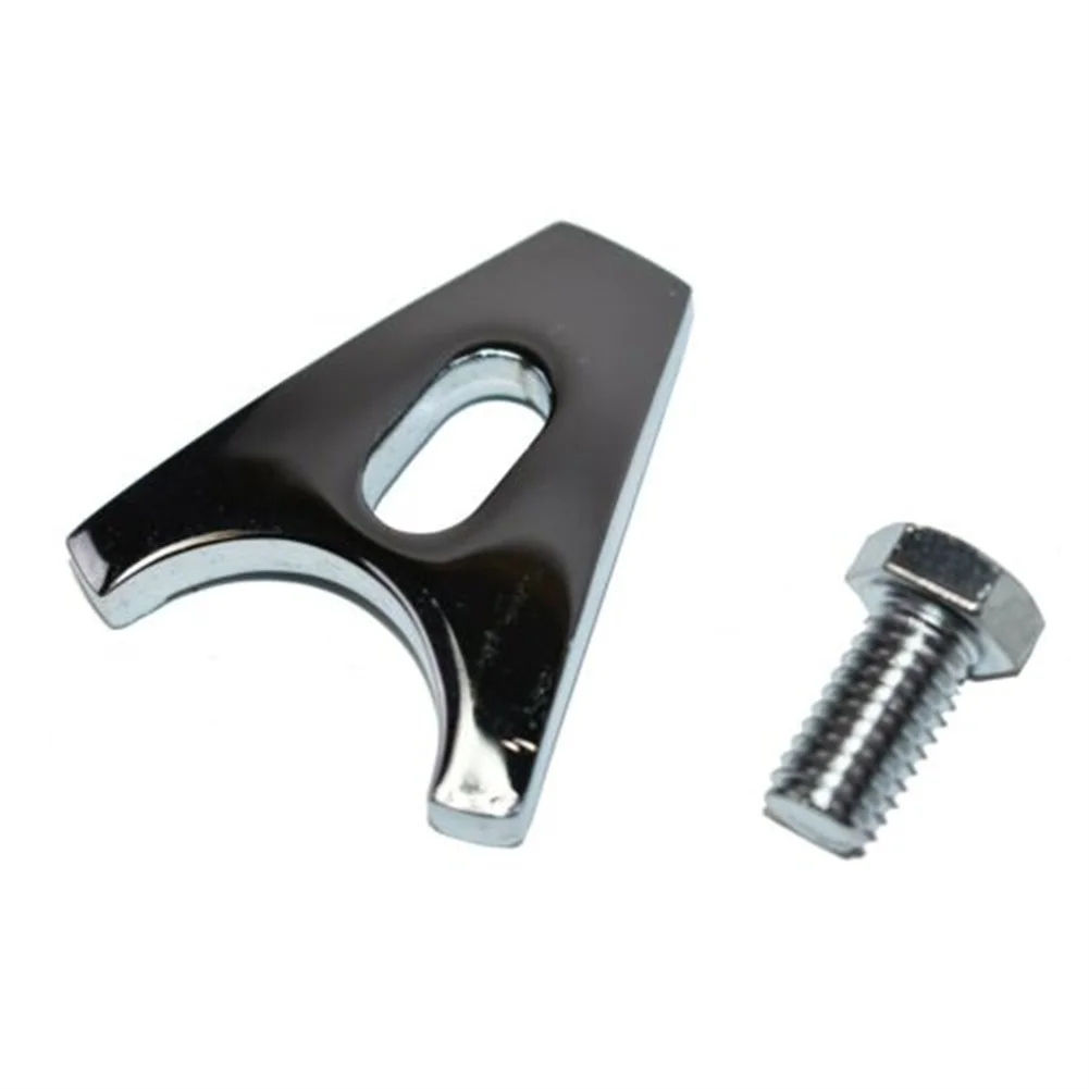 

1pc Distributor Clamp Hold Down Includes Bolt For Chevy SBC BBC Electronic Chrome Small Big Block Clamp Metal Silver Tone