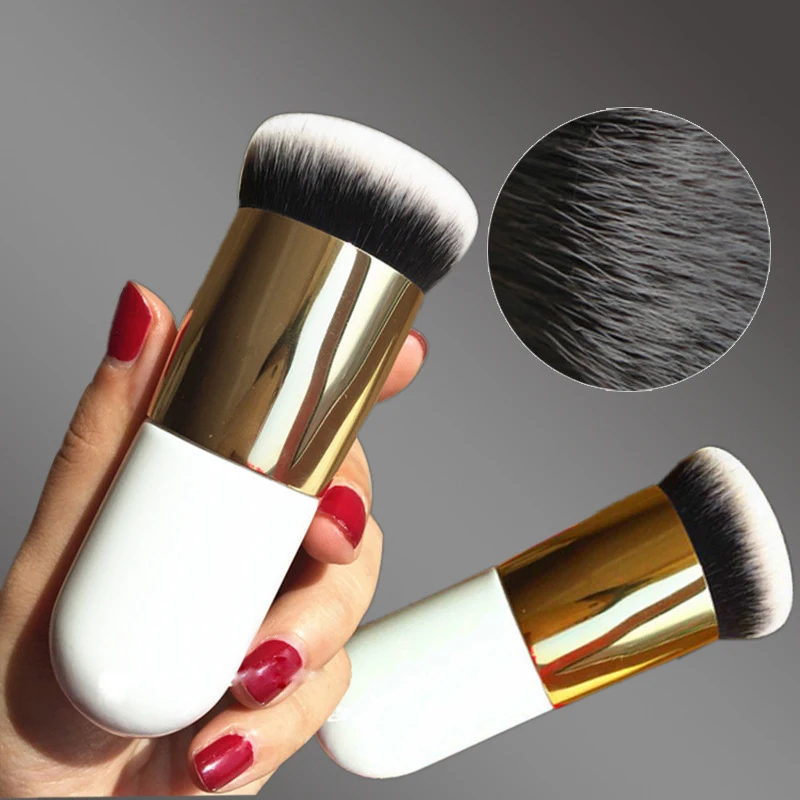 

HEALLOR Chubby Pier Foundation Brush Flat Cream Makeup Brushes Professional Cosmetic New Make-up Brush