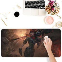 mouse pads keyboards computer office supplies accessories square durable dustproof game lol desk pad mat the sheriff of piltover