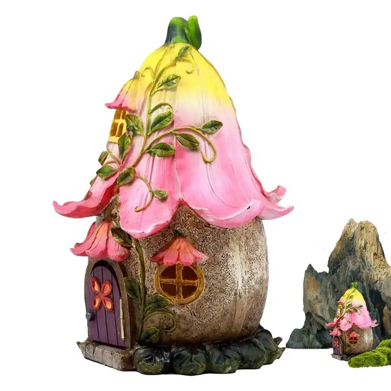 

Декор с изображением лица дерева, миниатюрное сказочное украшение для двора, настольное украшение, Художественная Скульптура для детей и подростков