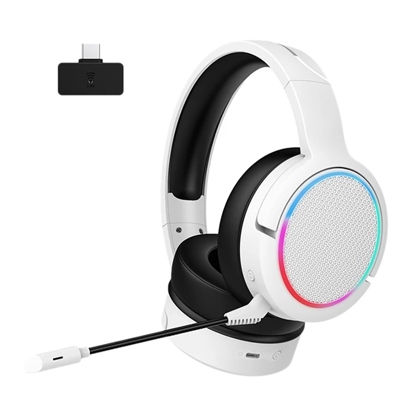 

Беспроводные наушники X5 Pro 2,4G + BT5.1 + 3,5 мм проводной 7,1 стерео микрофон игровая гарнитура для ПК/ноутбука/мобильного телефона/PS4