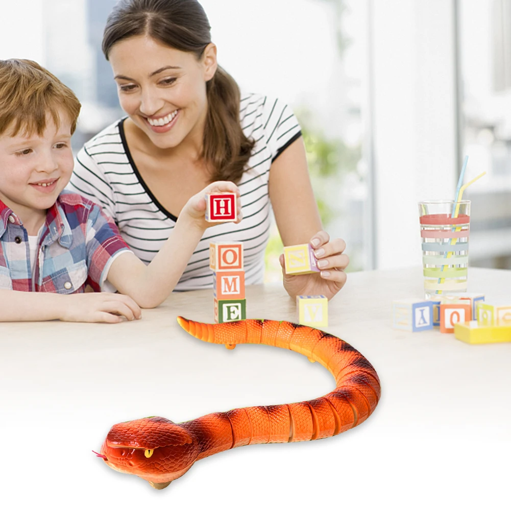 

Infrared Remote Control Snake Rotation Electric Kids Funny Simulation Animal Toy Simulation Model Kids Birthday Gift