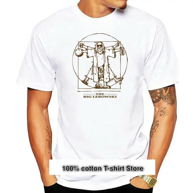 

Camisetas De Lebowski para hombre, playera creativa de cuello redondo, de algodón puro, talla grande