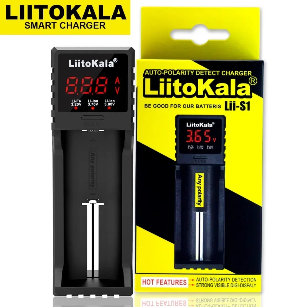 Зарядное устройство Liitokala Lii-500 Lii-PD4 3 7 В 18650 21700 26650 1 2 AA AAA для 18350 18500 16340 17500 25500 10440 17350