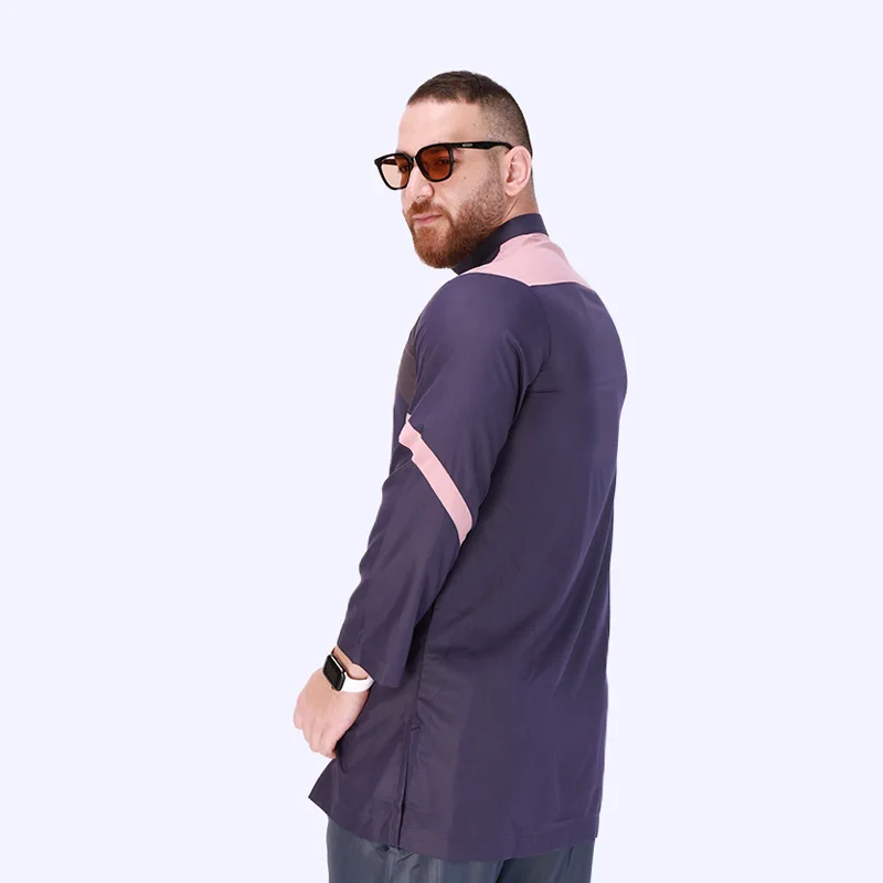 Muslim Shirt Men Clothing Abaya Musulmane Homme Kaftan Leisure Jubba Thobe Looser Dress Dubai Saudi Arabia Pakistan Islamic Robe