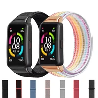 nylon strap for huawei band 66 pro huawei band6 smartwatch replacement belt correa breathable sport bracelet honor band 6 strap