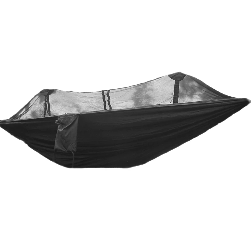 

Большой Гамак для кемпинга, кемпинга, с сеткой, портативный подвесной гамак для путешествий, для пешего туризма, кемпинга, походов