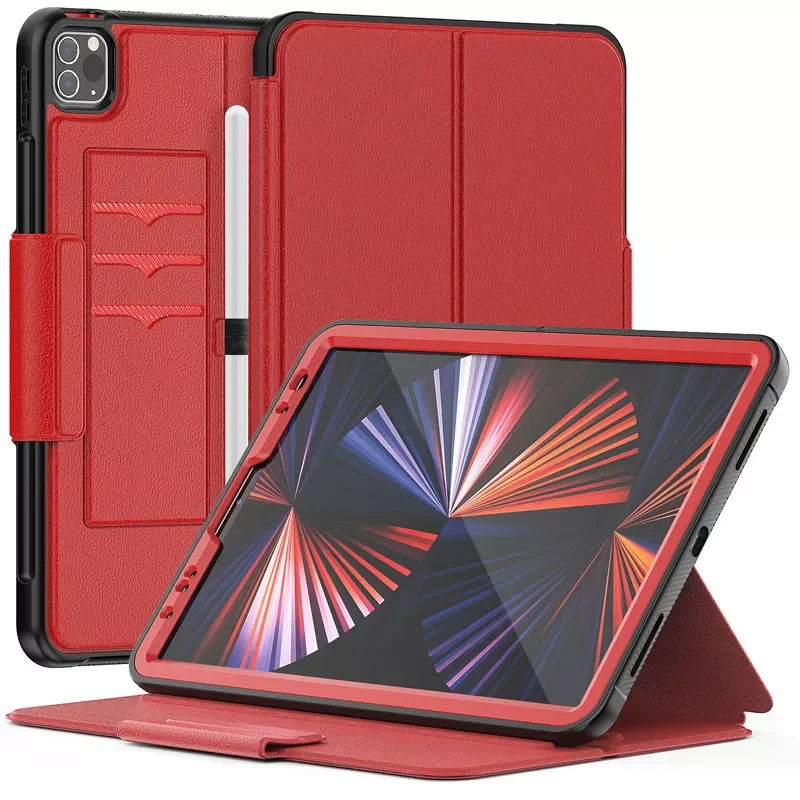 

Силиконовый кожаный чехол для iPad Pro 11 10,2 9,7, безопасный для детей, сверхпрочный бронированный противоударный чехол для iPad Mini 6 5 4
