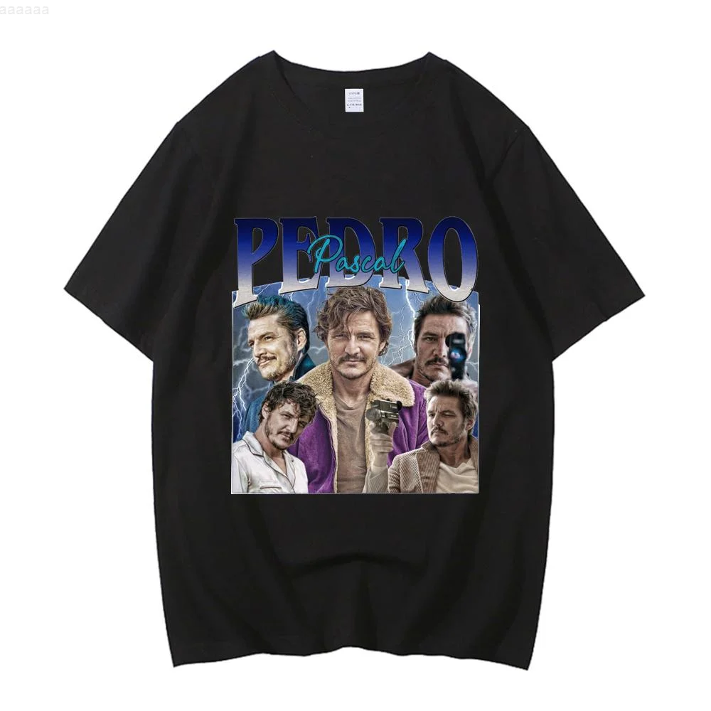 

Pedro Pascal tshirt men manga t shirt boy harajuku y2k 2000s clothes