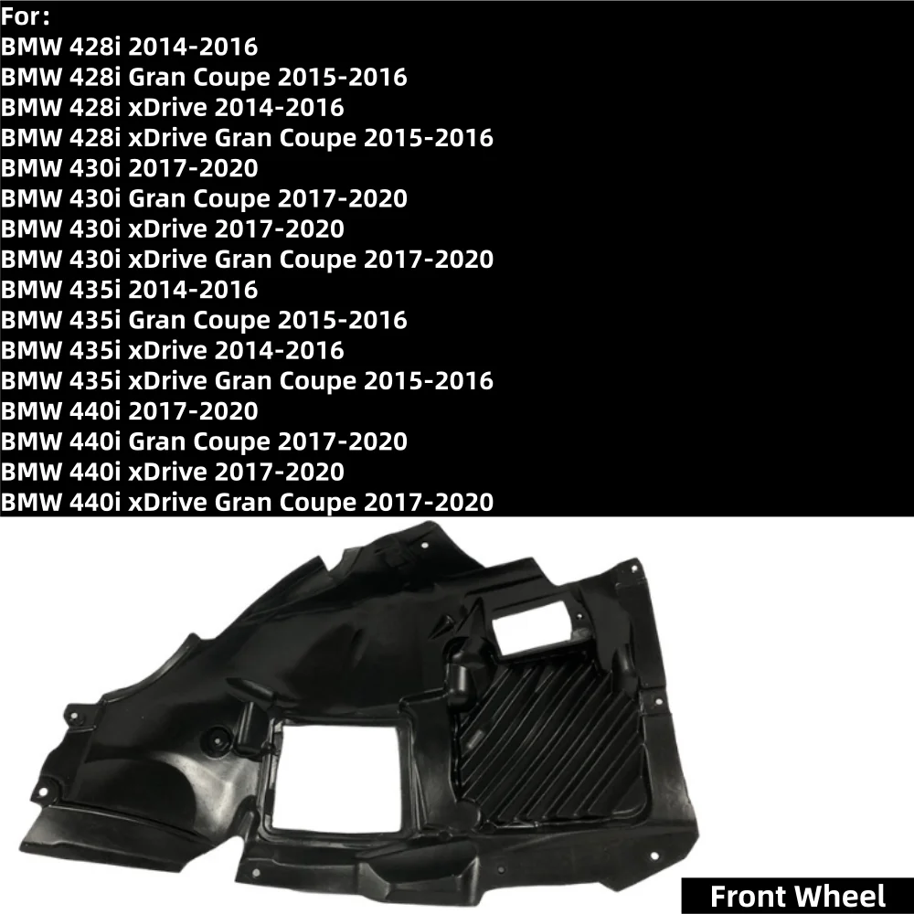 Фото Для BMW 4 серии F32 F33 F36 428i 430i 435i 440i 2014-2020 Передние и задние подкрылки (OE: 51717260729/730 747/748 703/704) №3