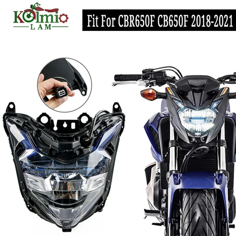 Подходит для Honda CB650F CBR650F 2017 2018 2019, светодиодная фара в сборе для мотоцикла, фара CBR CB 650F