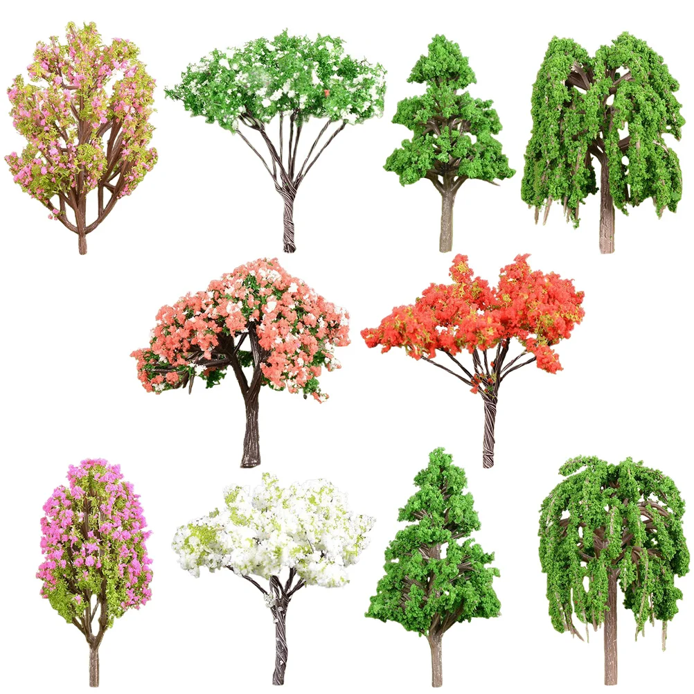 

Tree Model Miniature Scenery Trees Diy Landscape Artificialtrain Architecture Railway Railroad Scale Micro Green