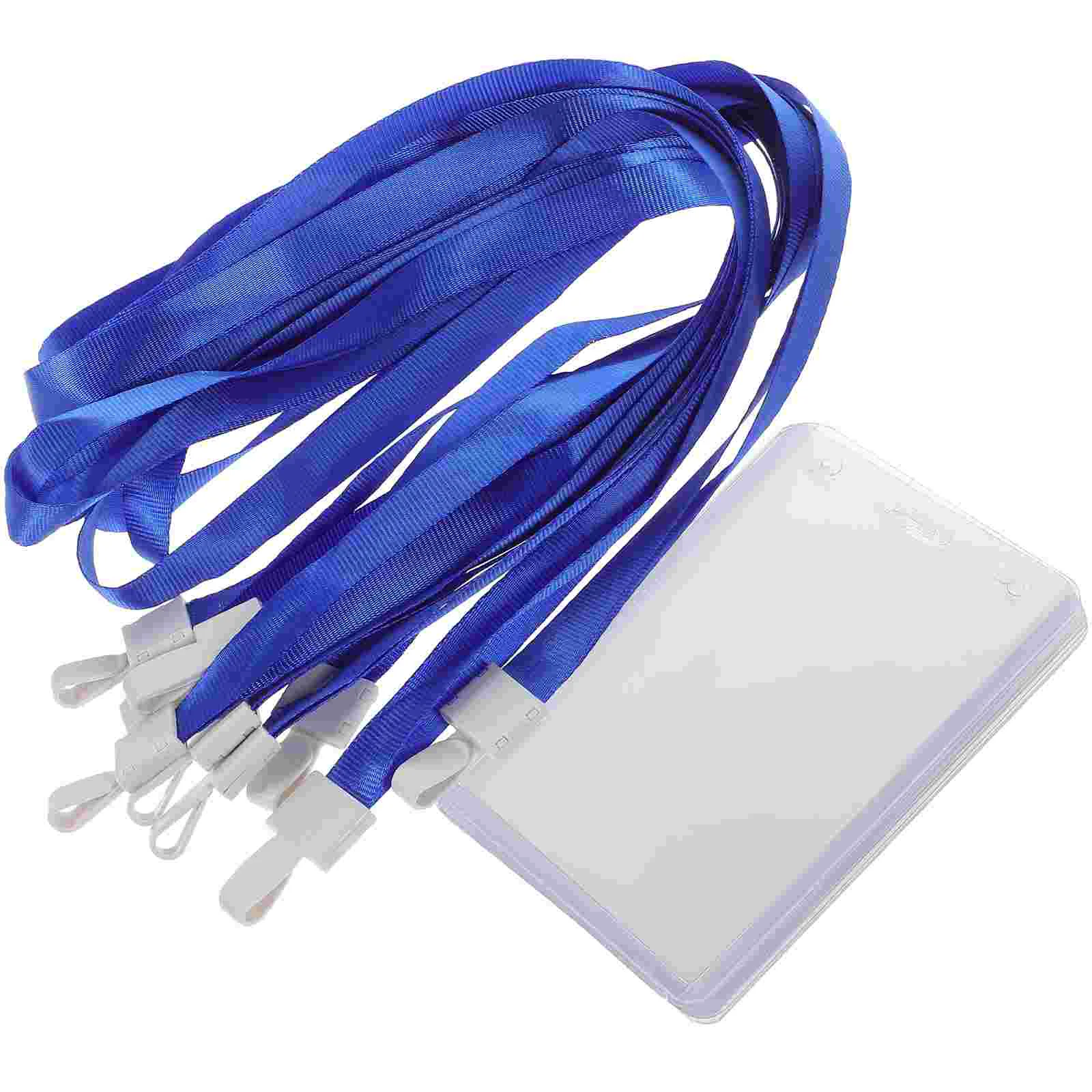 

Badge Holder Covers Id Tag Name Holders Clear Protector Lanyards Pouch Work Clips Nurse Lanyard Strap Display Protectors