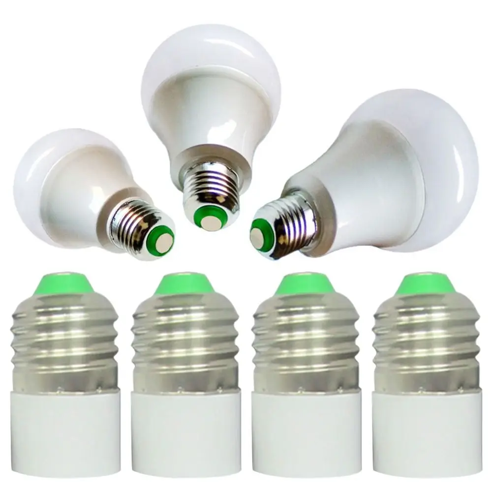 

White E27 Converter Screw Light Holder Durable Plug Socket for LED Bulb