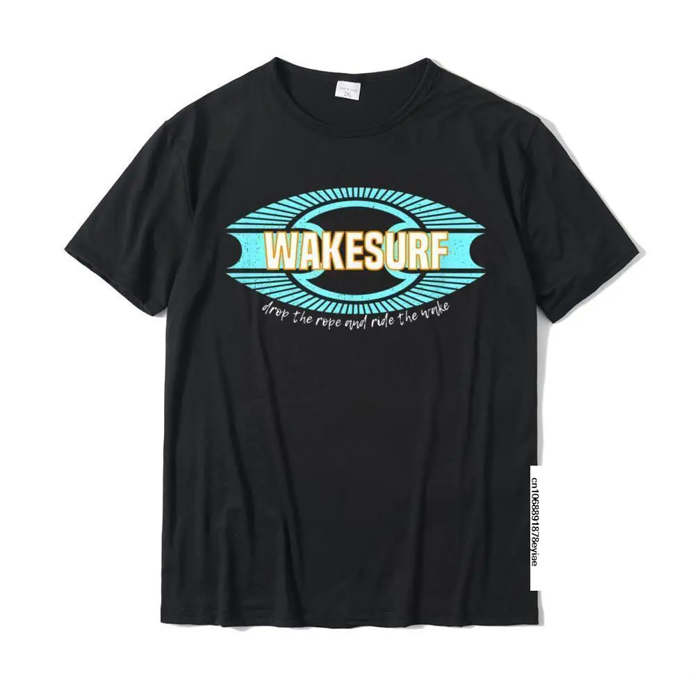 

Wakesurf Boat T-Shirt Short Sleeve O-Neck Leisure Tops T Shirt For Men Fashion 100% Cotton T Shirt Casual