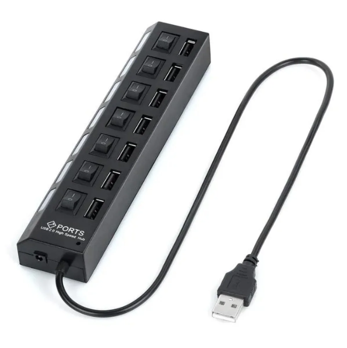 

Hub Usb 2.0 7 Portas Com Interruptor Preto