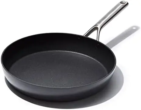 

Hard Anodized PFAS-Free Nonstick, 12" Frying Pan Skillet, Induction, Diamond reinforced Coating, Dishwasher Safe, Oven Safe, Pla