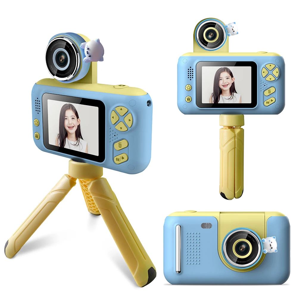 

2.4 Inch Ips Color Screen Children Kids Camera 40mp 1080p Video Recorder 180 Degrees Rotation Digital Photo Camera Birthday Gift