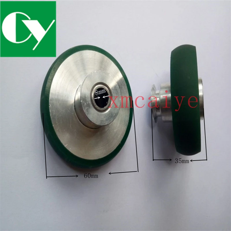 

2 шт., офсетная печатная машина KBA, размер резиновых колес 60x8x35 мм