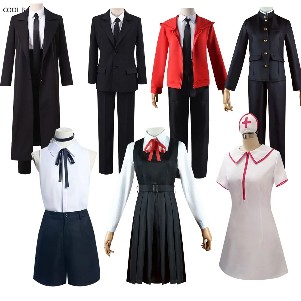 

Anime Chainsaw Man Makima Reze Pava Cosplay Costumes anime figure Vestido Halloween Costumes for Women Dress Suit Sexy Uniform