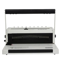 21 holes a4 size manual plastic wire binding machine