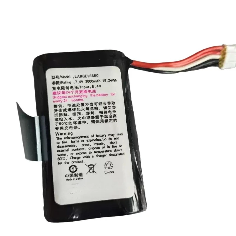 Фото Аккумулятор LARGE18650 7.4V 19.24Wh 2600mAh для NEWPOS New9210 9220 8210: Высококачественная перезаряжаемая батарея для смарт-терминалов оплаты №4