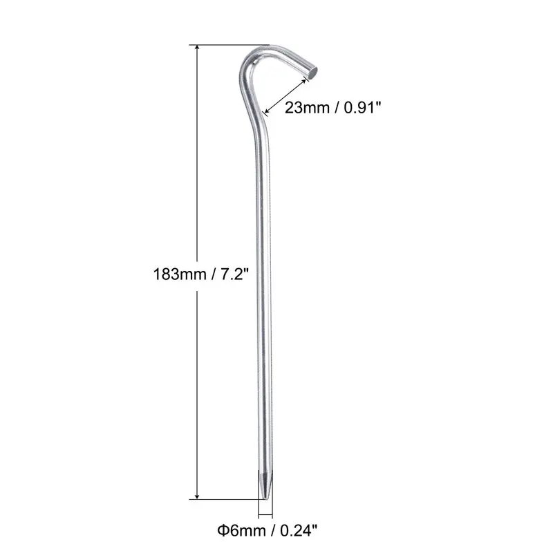 

Gorgeous Camping Tent Stake with Hook and Storage Bag