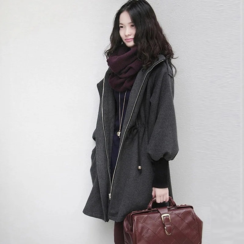 Winter Thickened Warm Fashion Hat Coat Tide