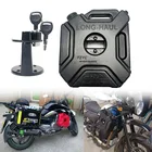 Черный резервуар для дизельного топлива, контейнер для масла, 3 л, 5 л, для автомобиля, мотоцикла, запасной резервуар для бензинового масла, резервный топливный бак с замком