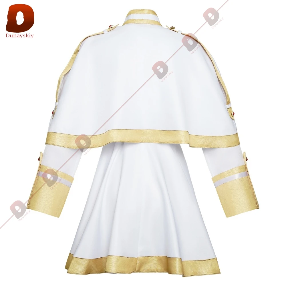 Аниме Frieren Косплей Костюм Пальто Рубашки Женский наряд Парик Комплект