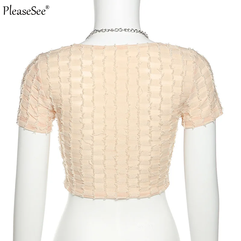 Женский укороченный топ Y2k летний пикантный Повседневный Топ женская верхняя