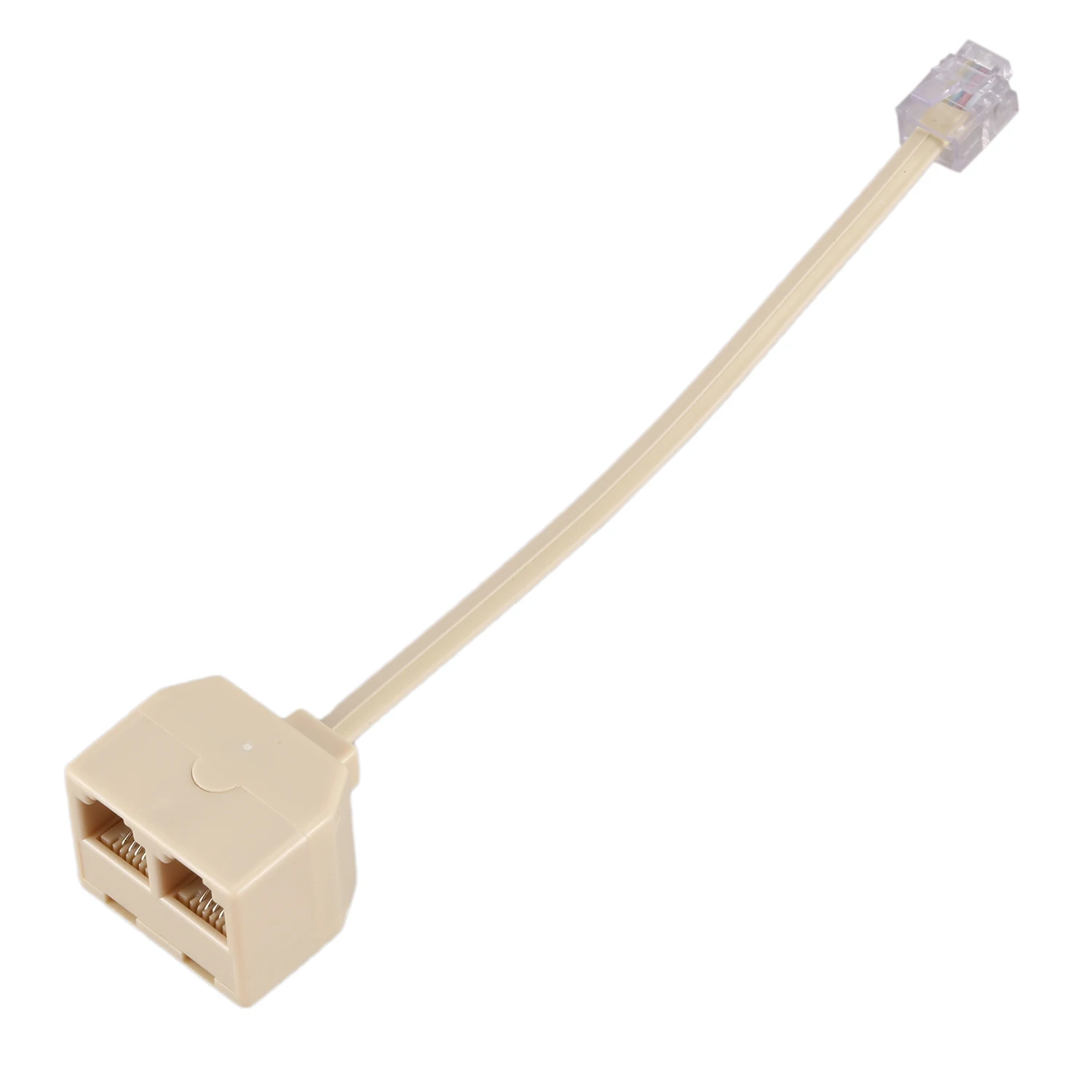 RJ11 6P4C 2-сторонняя розетка телефонный разъем адаптер линейного разветвителя