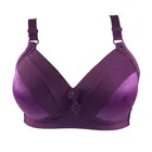 Linbaiway BC бюстгальтеры с чашками для больших бюстгальтеров с полным покрытием без косточек, нижнее белье с закрытой спиной, бюстгальтер с присборенными чашками