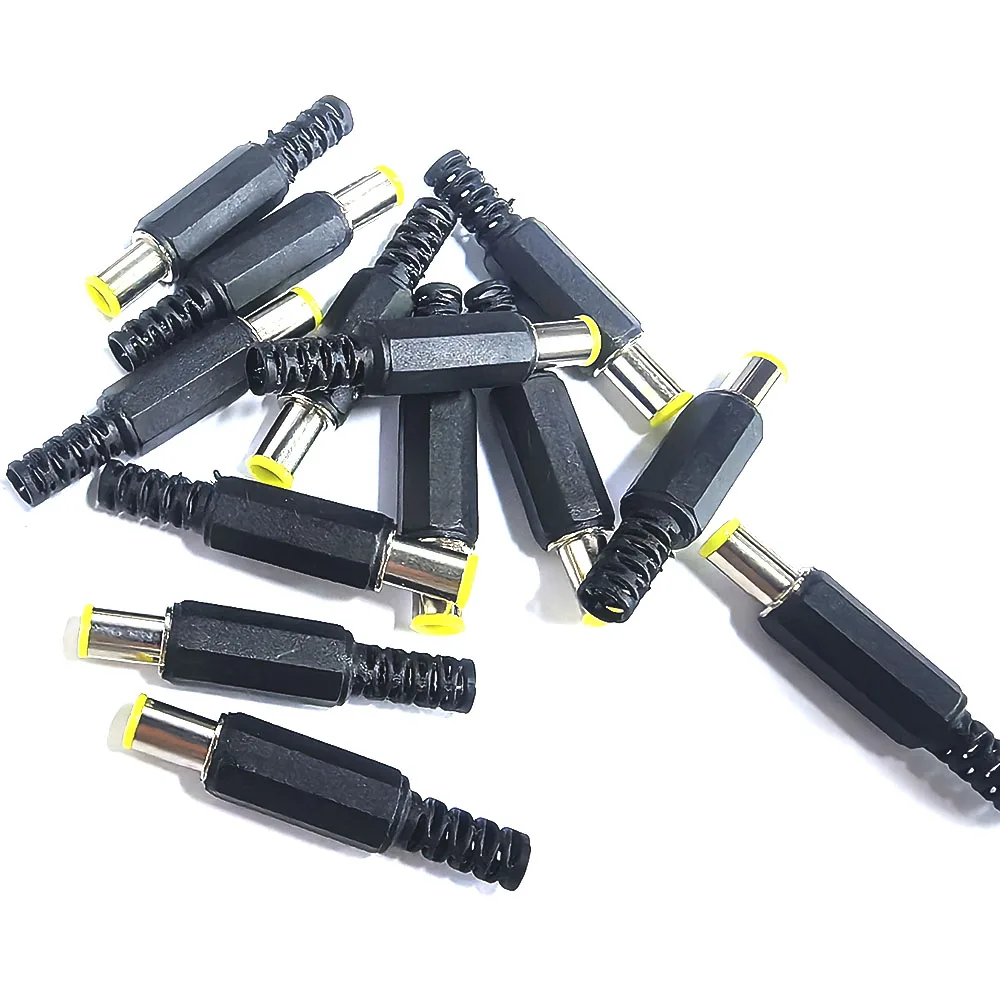 

10 шт./лот 6,0x4,7 мм Штекерный разъем питания постоянного тока, штекеры с штифтом 1,3 мм, 6,0*4,7 мм постоянного тока, «сделай сам», штепсельная Вилка для зарядки, аудио, запчасти, адаптер