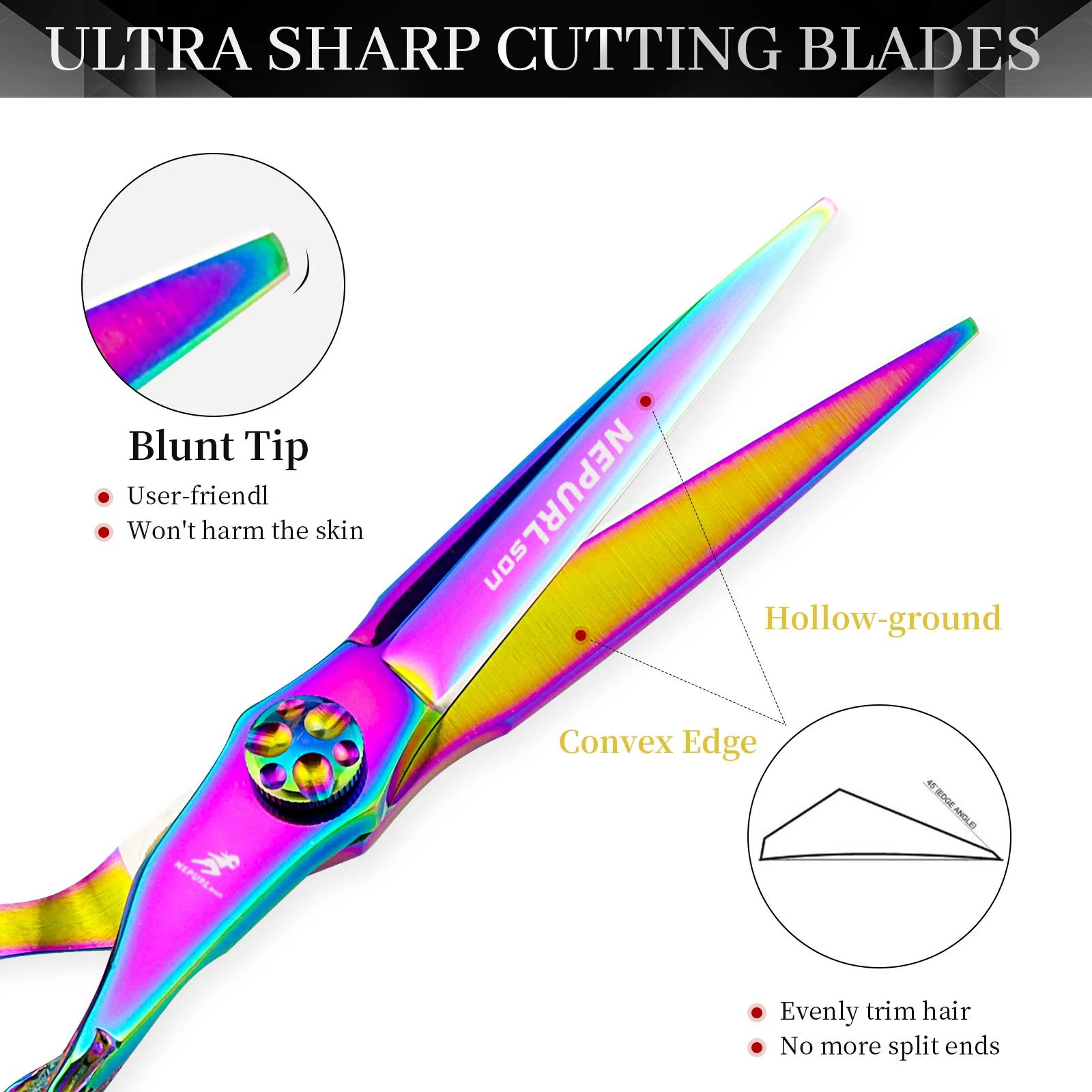 6 0 дюймовые ручки для корней ножницы волос плоские челки зубов тонкие