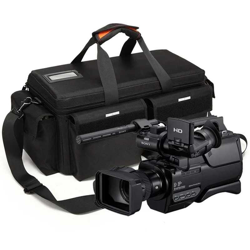 

NEW2023 Waterproof Photographer Camcorder Case HDV HD Video Cover Digital DSLR Camera Bag Lens Pouch For Canon Panasonic Sony