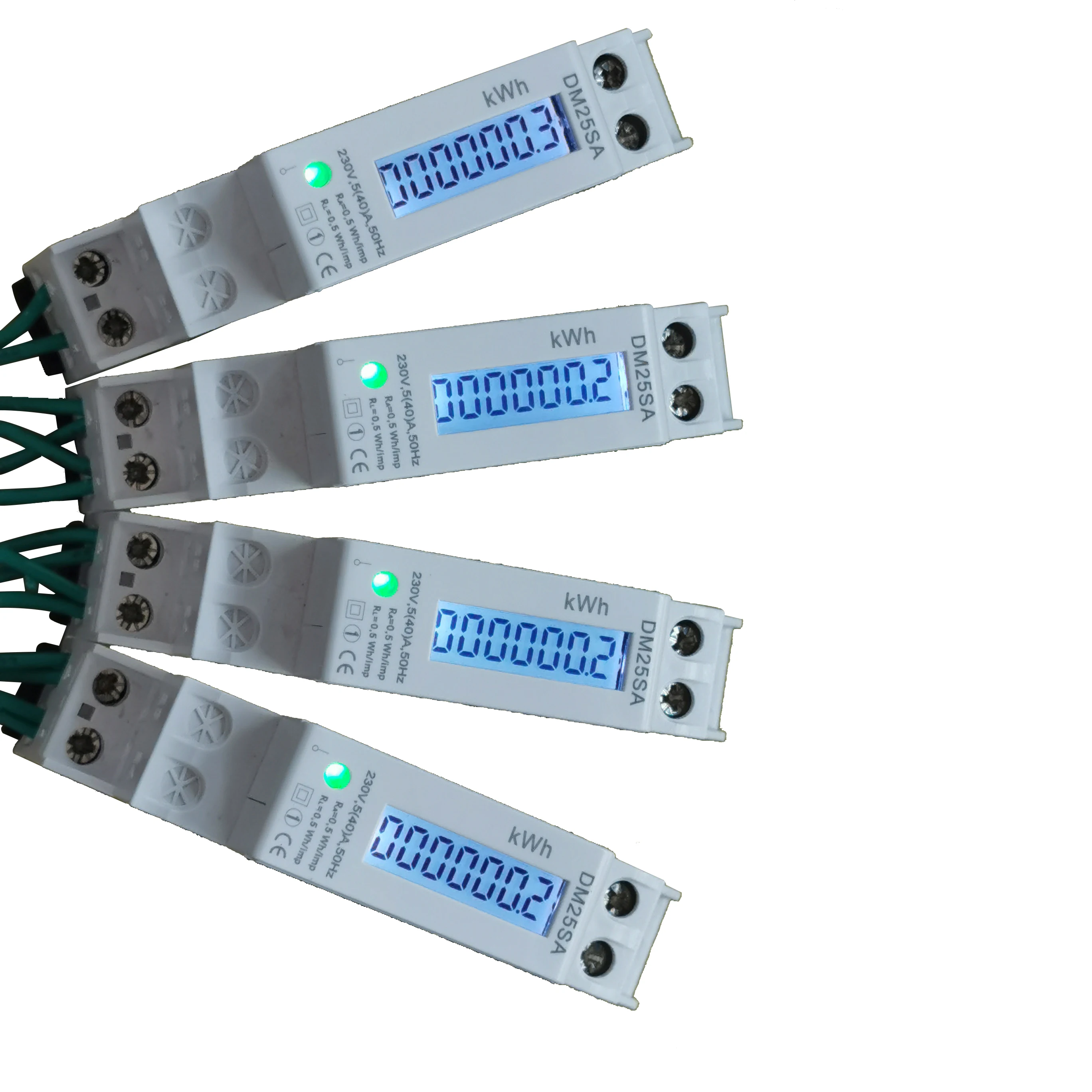 

Цифровой счетчик электроэнергии, высокоточный однофазный двухфазный домашний ваттметр для отображения электроэнергии