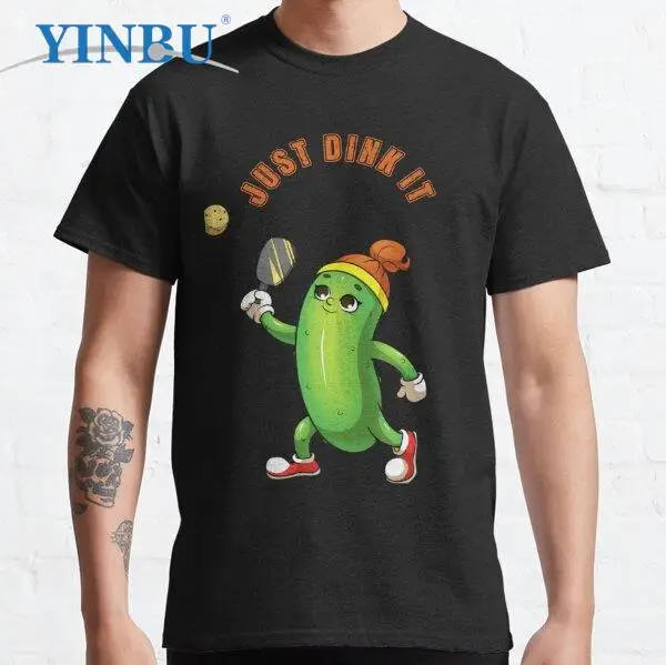 

Pickleball Posse - Just Dink It Fun vibes printed t shirts fashion new in t-shirt YINBU Graphic Tee